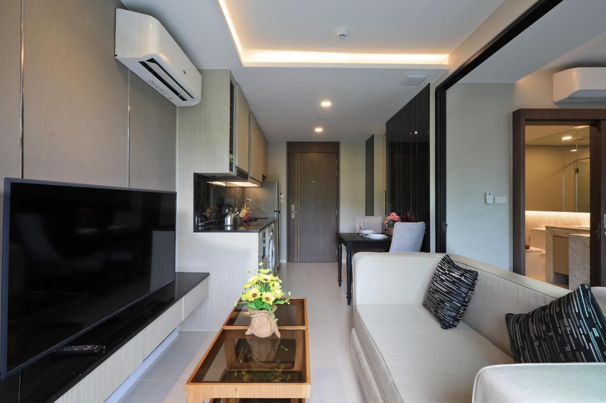 شقة Sea View 1-Br 36 M2 Panora Surin By Holy Cow المظهر الخارجي الصورة